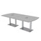 Skutchi Designs 45 in W, 96 in L, 29 in H, Engineered Wood Top, Grey HAR-AREC-46x92-DOU-ELEC-XD01 - alternate 1